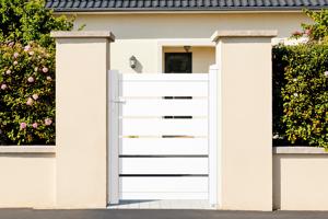 Portillon 1m VOGEL H.120cm aluminium blanc main image