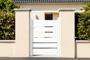 Side gate 1m VOGEL H.120cm white aluminium thumbnail 1