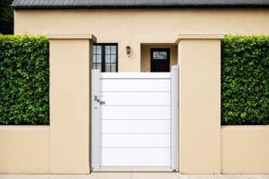 Portillon 1m EIGER H.115cm aluminium blanc main image