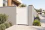 Portillon 1m EIGER H.140cm aluminium blanc 9