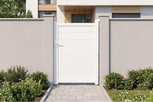 Portillon 1m EIGER H.140cm aluminium blanc main image