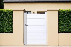 Portillon 1m EIGER H.140cm aluminium blanc main image