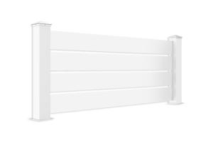 Clôture Aluminium Ajourée 1,9m VOGEL H.80cm blanc 2