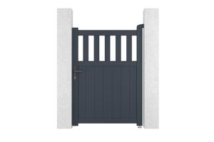 Side gate 1m SANTIS H.140cm grey aluminium main image
