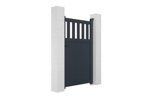 Aluminium Tuindeur 1m SANTIS 100P160 Grijs 2