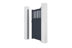 Aluminium Tuindeur 1m SANTIS 100P160 Grijs 4