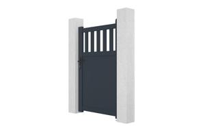 Aluminium Tuindeur 1m SANTIS 100P160 Grijs 3