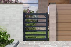 Side gate 1m ANTELAO H.110cm grey aluminium 3