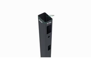 Puerta peatonal exterior​ 1m ANTELAO Alt.140cm aluminio gris 14