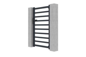 Side gate 1m ANTELAO H.160cm grey aluminium 5