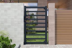 Side gate 1m ANTELAO H.160cm grey aluminium 3
