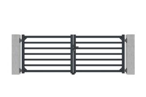 Aliuminio varstomi vartai 3m ANTELAO 300B110 GREY main image