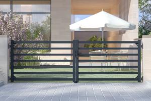 Poarta batanta aluminiu 3,5m ANTELAO 350B110 GREY 3