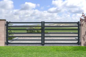 Poarta batanta aluminiu 3,5m ANTELAO 350B110 GREY 2