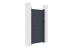 Gartentür 1m SUNNY H.180cm + Öffnungsumkehrsatz 12