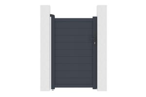 Side gate 1m SUNNY H.160cm + reversing opening kit 10