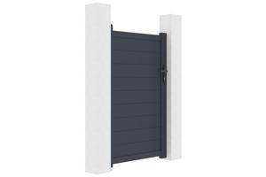 Side gate 1m SUNNY H.160cm + reversing opening kit 11