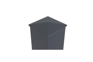 Paal EIFEL 20x20 in aluminium H.190cm - Grijs antraciet 6
