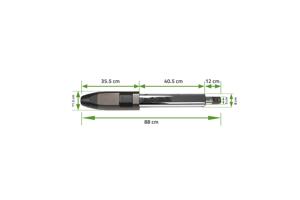 Portail battant motorisé 3m SANTIS H.160cm + Motorisation TANKER B700 25