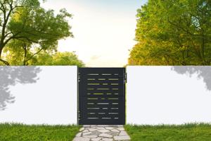 Dzelzs vārti 1x1,2m NALI ARLBERG MATT BLACK main image