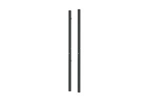 Lot de 2 poteaux en acier DARIO 06x230cm noir 5
