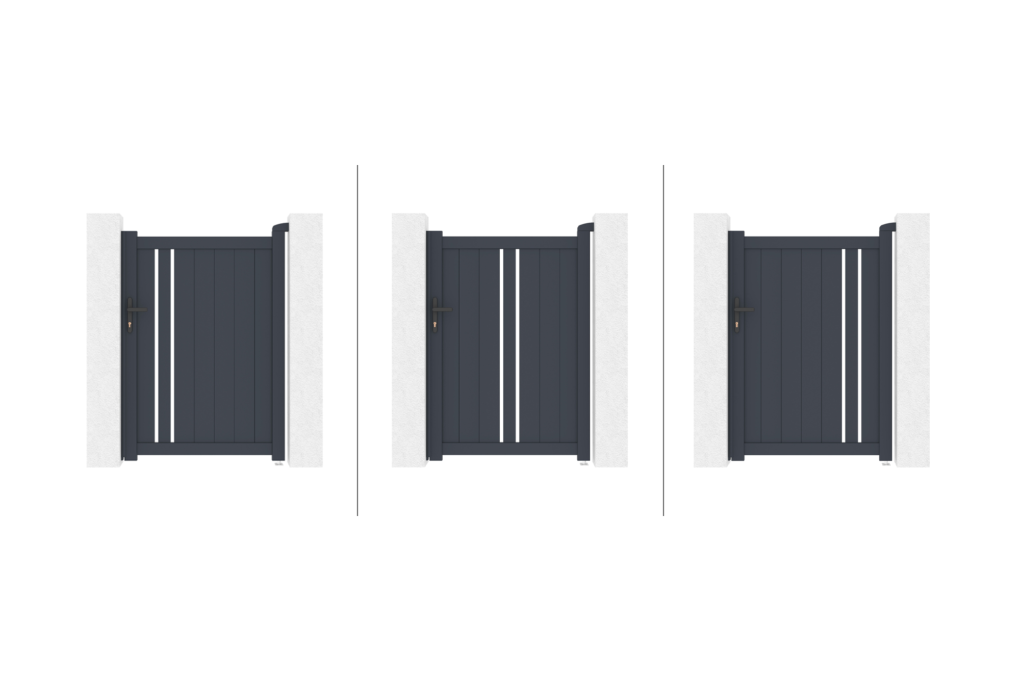 GIONA Garden Gate 100x140cm Aluminum Casanoov