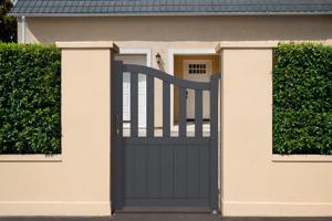 Side gate 1m MEIJE H.140cm grey aluminium main image