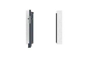 Portillon 1m VEYMONT H.120cm gris + 2 poteaux EIFEL H.166cm gris 10
