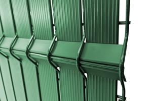 Kit de lamelles occultantes PVC rigide CINTO L.4m x H.190cm vert 4