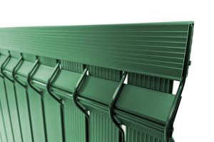 Kit de lamelles occultantes PVC rigide CINTO L.4m x H.190cm vert 3
