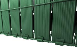 Kit de lamelles occultantes PVC rigide CINTO L.4m x H.190cm vert 7