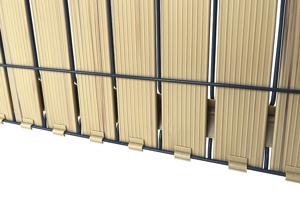 PVC fence slats for rigid panels 6m CINTO H.170cm beige 6