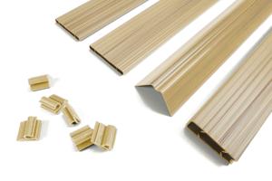 Kit de lamelles occultantes PVC rigide CINTO L.8m x H.150cm beige 7