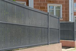 Cītīgu PVC aptumšošanas līstu komplekts CINTO, garums 8 m x augstums 150 cm, pelēks main image