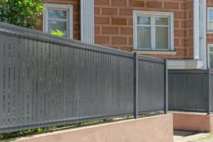 Komplet tvrdih PVC letvica za zamračivanje CINTO D.4m x V.120cm sive boje main image