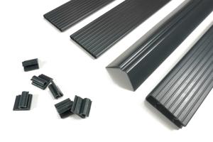 CINTO merev PVC sötétítőléc készlet, 2 m x 120 cm, szürke 6