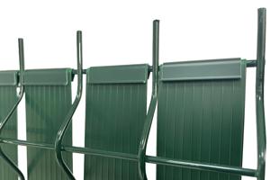 Kit de lamelles occultantes PVC souple BALDO 400m x 4,6cm vert 5