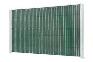 Kit de lamelles occultantes PVC souple BALDO 400m x 4,6cm vert 3