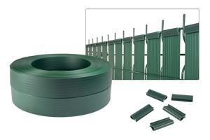 PVC Sichtschutzstreifen 200m BALDO B.46mm Grün main image