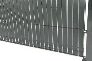 Kit de lamelles occultantes PVC souple BALDO 200m x 4,6cm gris 7