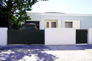 Portillon acier 1m NALI H.120cm noir mat 2