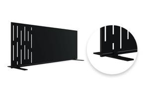 Sada 3 dekoračných panelov ARLBERG Black H.160cm vzory na vrchnej strane 8