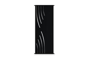Set of 2 decorative panels VELETA black H.160cm patterns on the left 4