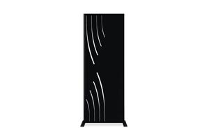 Panneau décoratif VELETA noir H.160cm motifs côté gauche main image