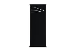 Svart VELETA dekorativ panel H.160cm mönster på ovansidan 4