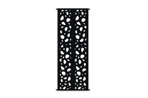 Set of 2 decorative panels SUNNY black H.160cm patterns on the sides 4