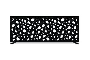 Set 2 panouri decorative SUNNY Black H.160cm model intreg 7