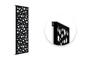 Set 2 panouri decorative SUNNY Black H.160cm model intreg 5