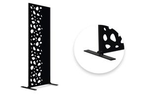 Set of 2 decorative panels SUNNY black H.160cm patterns on the left 2