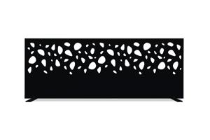 Set od 3 ukrasne ploče SUNNY Black H.160cm desna strana 7